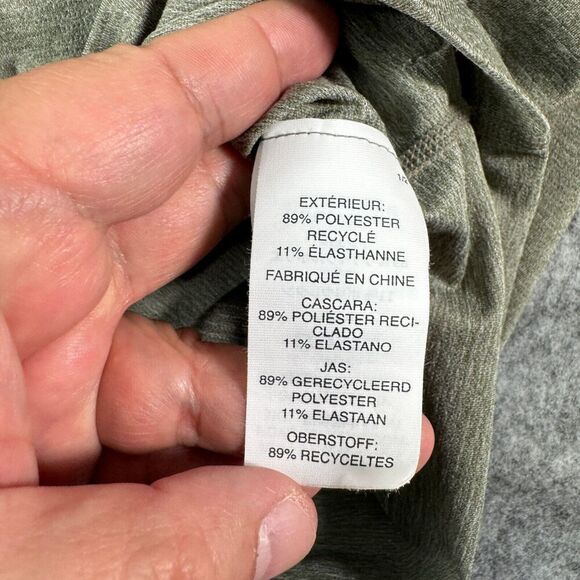 Vuori Shirt Mens Large Tradewind Performance Pocket Green Long Sleeve Crewneck - Picture 7 of 12